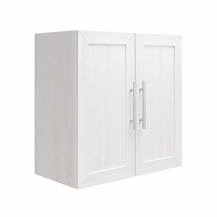 Ameriwood Home Camberly Framed 24\" Wall Cabinet - Ivory Oak