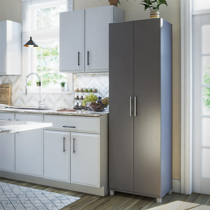 Ameriwood Home Camberly 24\" Utility Storage Cabinet - Graphite Grey