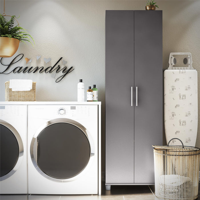 Ameriwood Home Camberly 24\" Utility Storage Cabinet - Graphite Grey