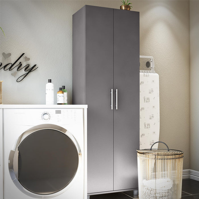 Ameriwood Home Camberly 24\" Utility Storage Cabinet - Graphite Grey