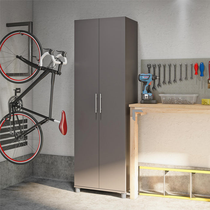 Ameriwood Home Camberly 24\" Utility Storage Cabinet - Graphite Grey