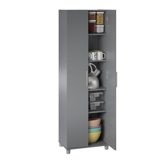 Ameriwood Home Camberly 24\" Utility Storage Cabinet - Graphite Grey