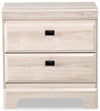 ["Yorkdale Bedside 2-Drawer Nightstand, 23.5\"W x 24.7\"H, Made in Canada - White"]