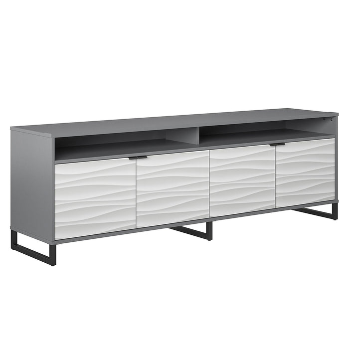 Ameriwood Home Monterey Media Console for TVs up to 85\" - Graphite