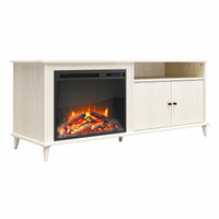 Ameriwood Home Farnsworth Electric Fireplace TV Stand for TVs up to 65