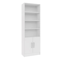 Manhattan Comfort Practical Catarina Cabinet with 5-Shelves - White