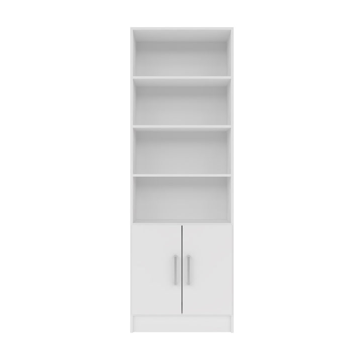 Manhattan Comfort Practical Catarina Cabinet with 5-Shelves - White