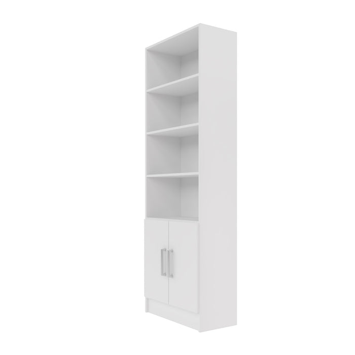 Manhattan Comfort Practical Catarina Cabinet with 5-Shelves - White