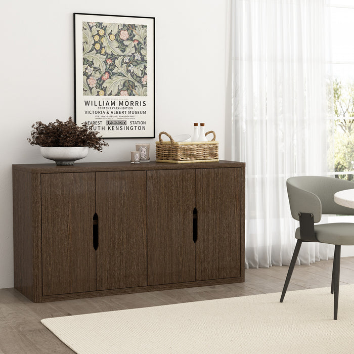 Rivington Modern 60\" Sideboard in Walnut Buffet