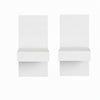 Milano Floating Nightstand Extension Panel Set of 2 | Panneau d'extension et table de nuit Milano