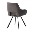 Larkin Grey Upholstered Accent Dining Chair | Chaise d'appoint de salle a manger Larkin rembourree grise