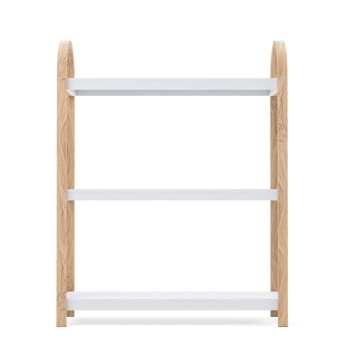 Umbra Modern Bellwood 3-Shelf Bookcase - White and Natural