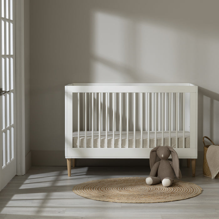 Cotton Candy 3-in-1 Convertible Crib - White 