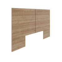 Nordika James Queen Headboard - Brown Oak