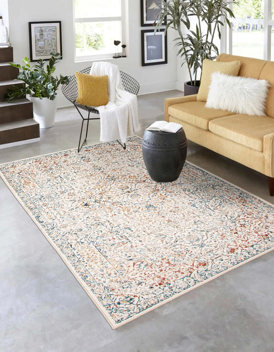 Lauren Ivory Area Rug - 5'0\" x 8'0\"