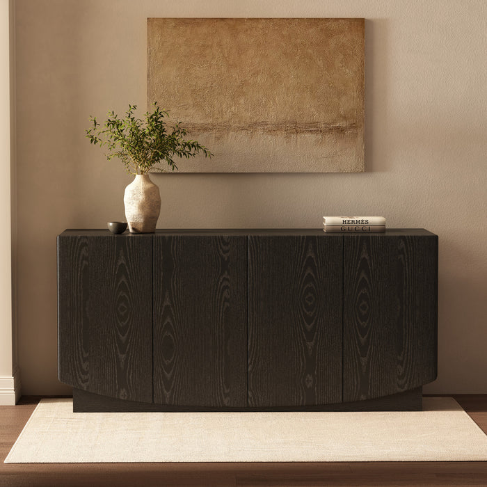 Ardea Contemporary 60\" Sideboard in Black Buffet