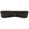 Rocco 6-Piece Leather Match Power Reclining Sectional with Adjustable Headrests and Storage Console - Espresso | Rocco Sectionnel inclinable motorise 6 pieces en similicuir avec appuie-tetes reglables et console de rangement - Espresso