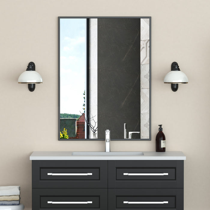 Border Black 40\" Mirror