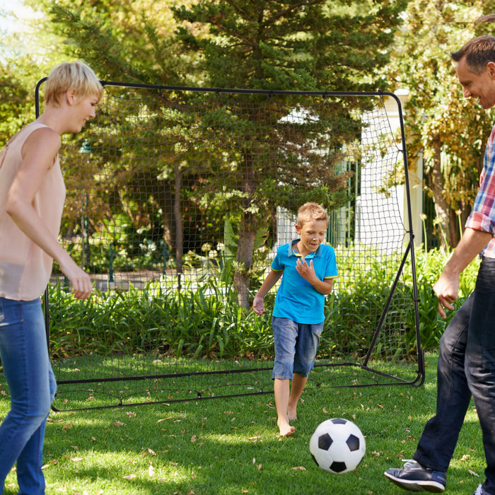 Soozier 8' X 6' Soccer Rebounder Net, Adjustable Bounce Back Net