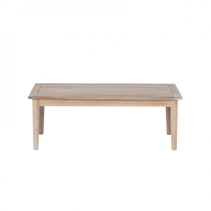 Teagon Outdoor Patio Coffee Table - Natural