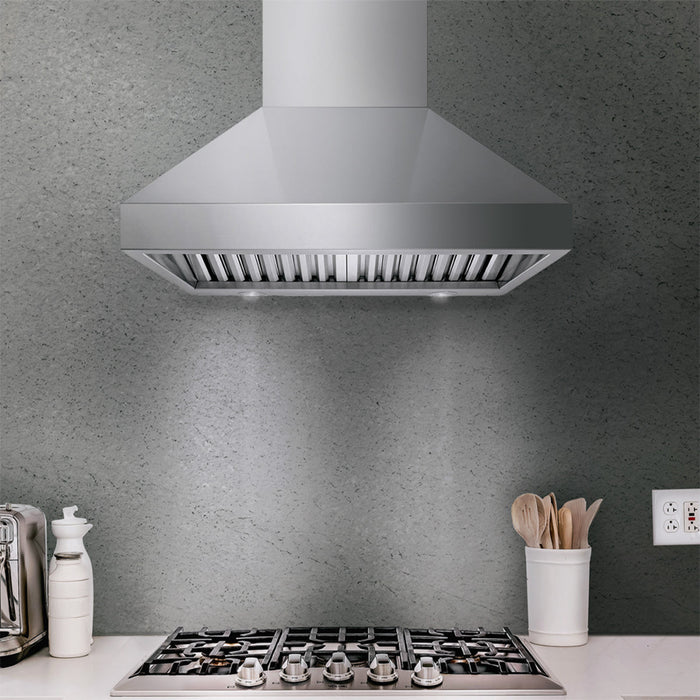 Victory 42-Inch 1200 CFM Wall Mount Range Hood in Stainless Steel