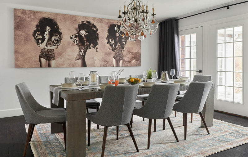 Irina Traditional 8'0\" x Area Rug in Multi Indoor Area Rug