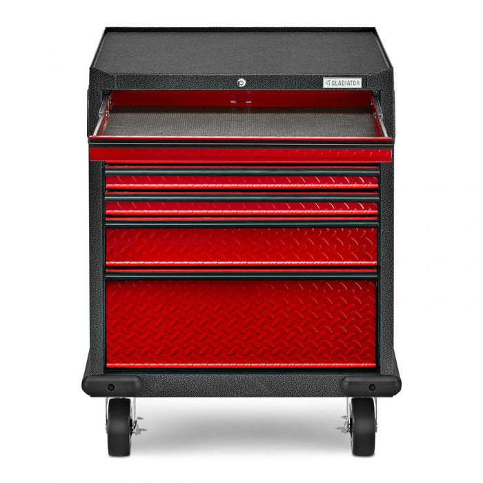 Gladiator Premier 7-Drawer Modular Tool Storage Cabinet - Red Tread