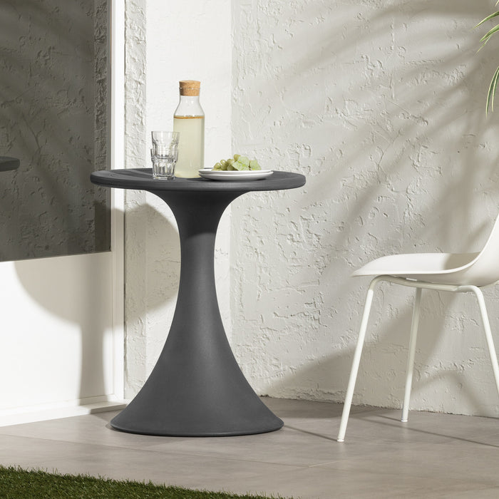 Dalya Patio Bistro Table - Dark Grey