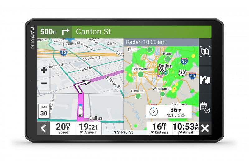 Garmin Rv 895, 8\" Rv Gps Navigator - Custom Routing & Road Warnings W/ 8\" Wide View Ips
