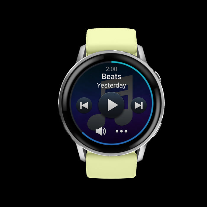 Garmin Venu 4 45mm Silver Citron Vibrant Smartwatch - Display Tracker, AMOLED Screen, Multi-Band GPS, Garmin Coach, Customization, Multi-Sport Splits