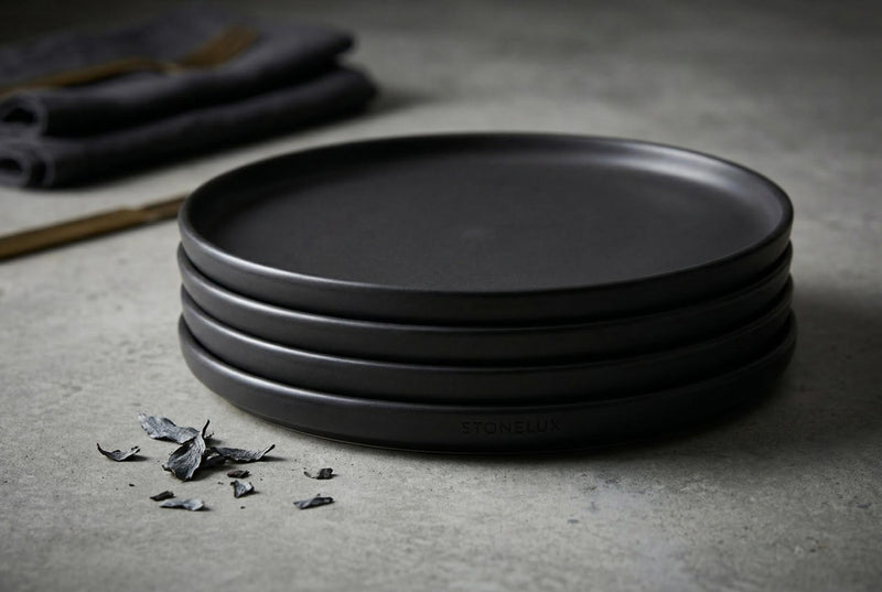 Lisbon Stoneware Dinner Plates, Set of 4 