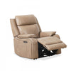 Marlow 37 in. Leather Match Power Glider Recliner with USB/USB-C - Taupe | Fauteuil inclinable electrique a mouvement coulissant Marlow de 37 po en cuir assorti avec USB/USB-C - Taupe