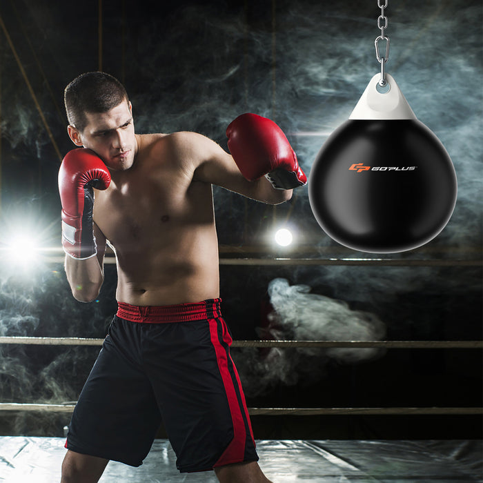Goplus 18\" 110lbs Heavy Water Filled Punching Aqua Training Boxing Bag Home Gym Hook
