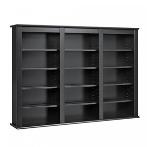 Triple Wall Mounted Storage - Black