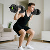 Soozier Adjustable Dumbbell Set, 3 in 1 Weights Set for Home Gym, 44lb