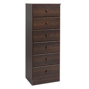 Astrid 6-Drawer Tall Chest - Espresso