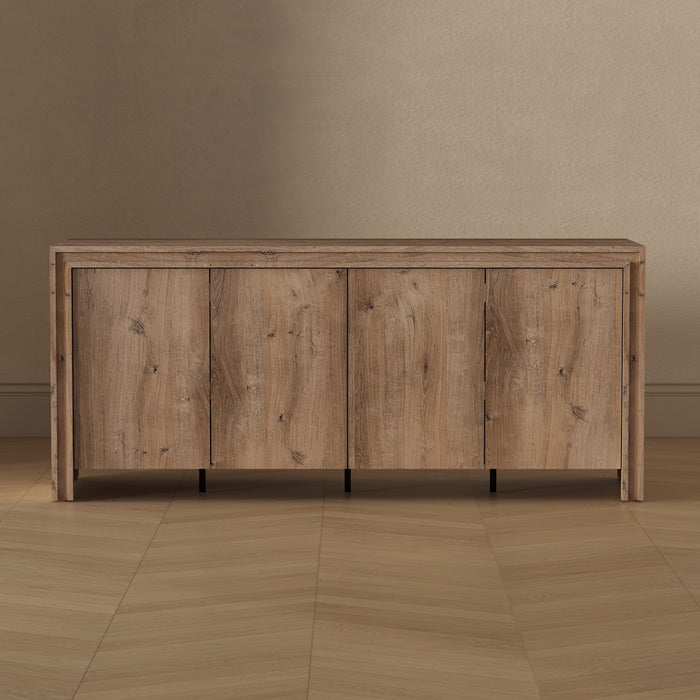 Corin Contemporary 60\" Sideboard in Brown (4-Door)