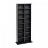 Double Multimedia Storage Tower - Black