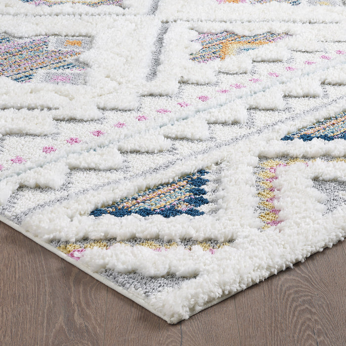Lola Boho Shag Area Rug - 2'7\" x 8'