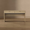 Evelyn Modern 60" Writing Desk in Natural (2-Drawer) | Bureau d’ecriture moderne Evelyn 60" en bois naturel (2 tiroirs)