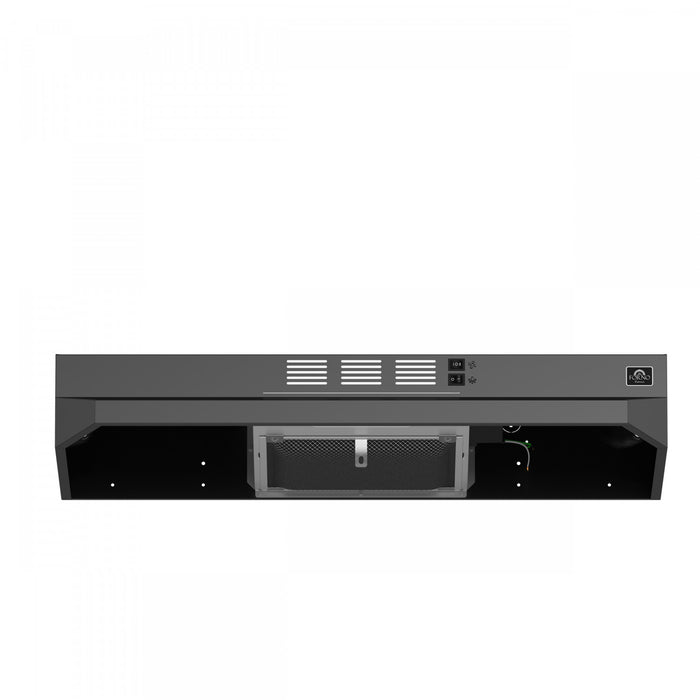 Forno Cappa 30-Inch Under Cabinet Range Hood, Black-FRHUC5200-30