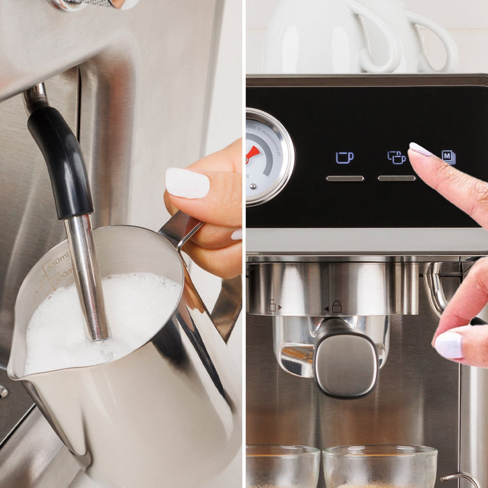 Kenmore Elite Automatic-Tamp Espresso Machine With Grinder & Frother
