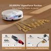 Roborock Qrevo Curv 2 Flow Robot Vacuum & Mop, SpiraFlow Self-Cleaning Roller, 20,000 Pa, Zero-Tangle Vacuum Large|Roborock Qrevo Curv 2 Flow Aspirateur robot et vadrouille, rouleau autonettoyant SpiraFlow, 20 000 Pa, Zero-Tangle