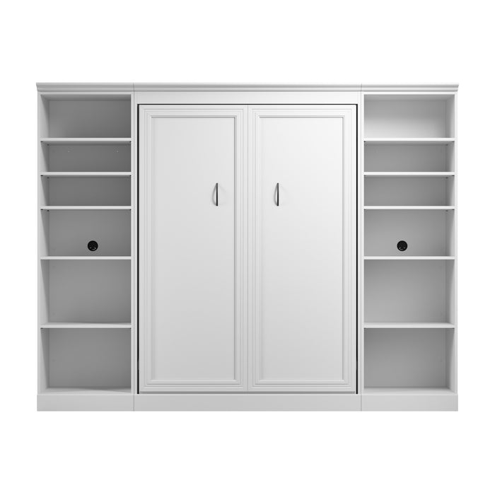 Bestar Versatile Full Murphy Bed Closet Organizers (109 W) - White