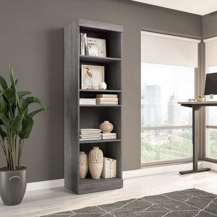 Bestar Pur 25 W Closet Organizer - Bark Grey