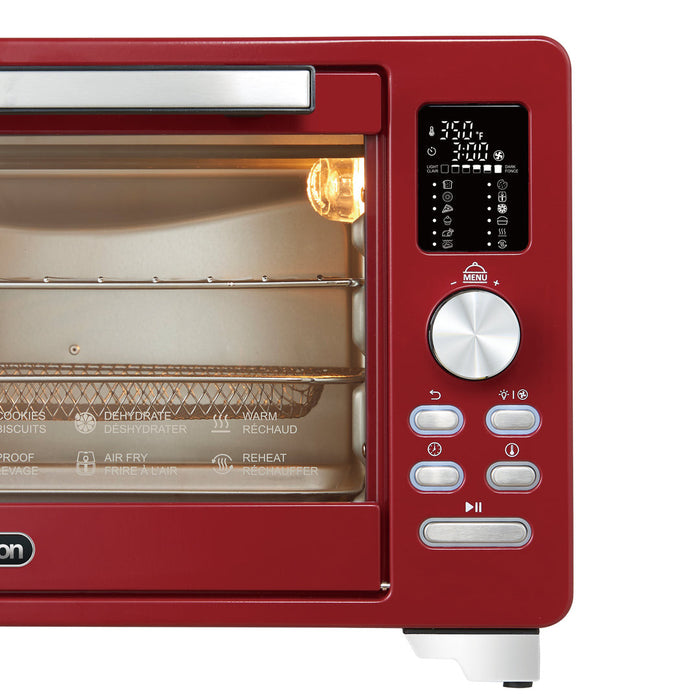 Salton NuRetro Digital Air Fryer Toaster Oven - Space Cherry Convection Toaster Oven