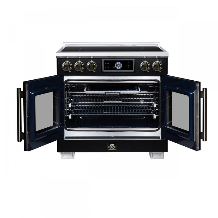 Forno Maximus 36 Inch Induction Range Black, 5.36 cu.ft - FFSIN0932-36BLK Electric Range