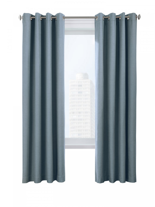 Thermaplus Suprema Blue Blackout Grommet Curtain Panel - 52 x 84