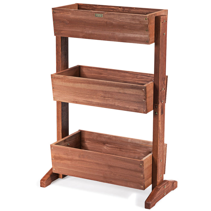 Costway 3-tier Raised Garden Bed Vertical Freestanding Elevated Planter Patio Balcony