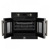 Forno Asti 30" French Door Electric Wall Oven, Black, 3.68 cu. ft. - FBOEL1333-30BLK | Four mural electrique a porte francaise Asti 30 po, noir, 3,68 pi³ - FBOEL1333-30BLK